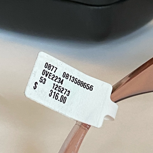 🔥🔥 Authentic Versace Transparent Pink Cat Eye Sunglasses 53mm - NEW! - Picture 10 of 15